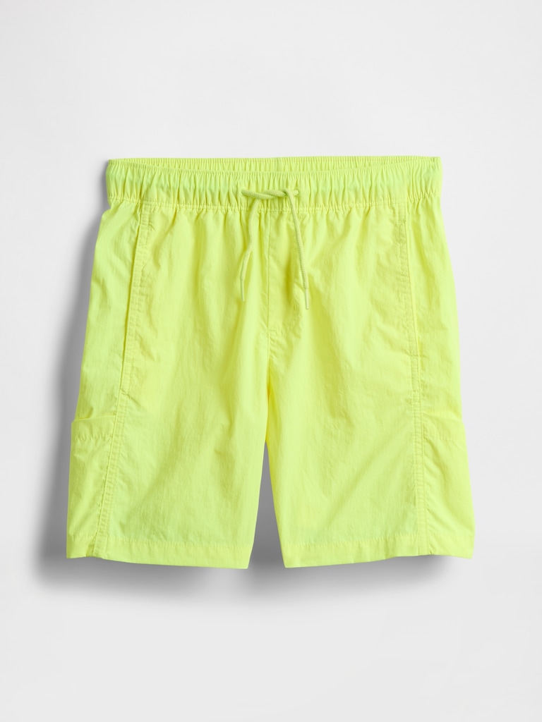 Kids Relaxed Pull-On Hybrid Cargo Shorts