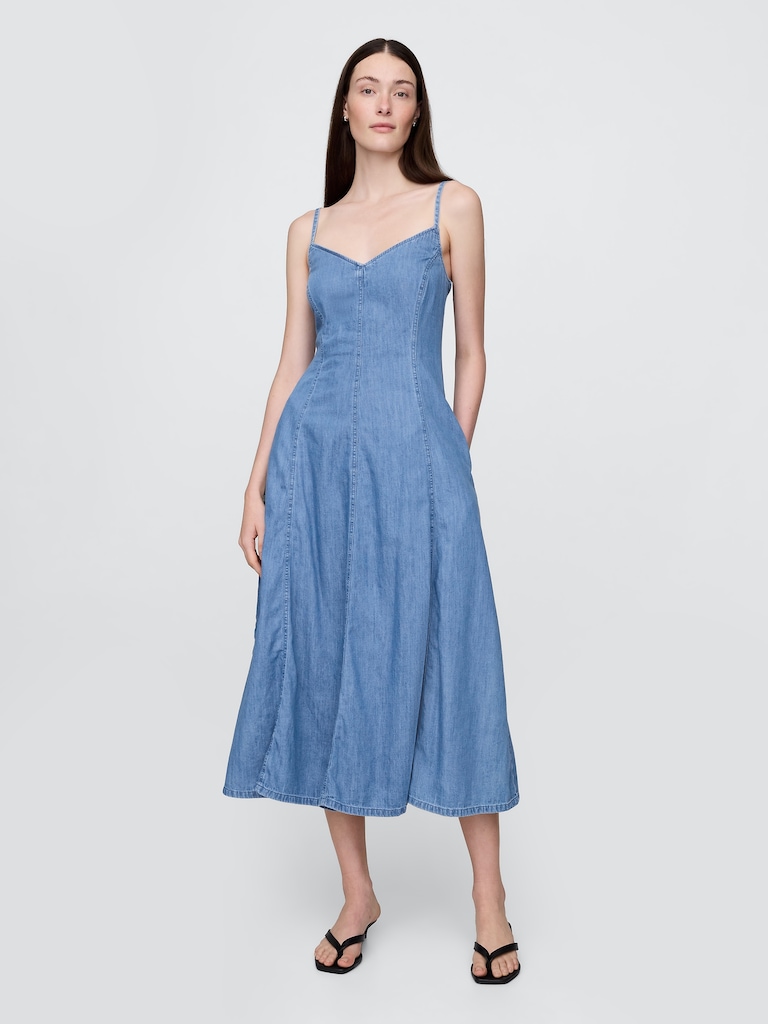 Denim Maxi Dress