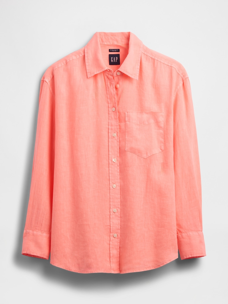 100% Linen Oversized Shirt