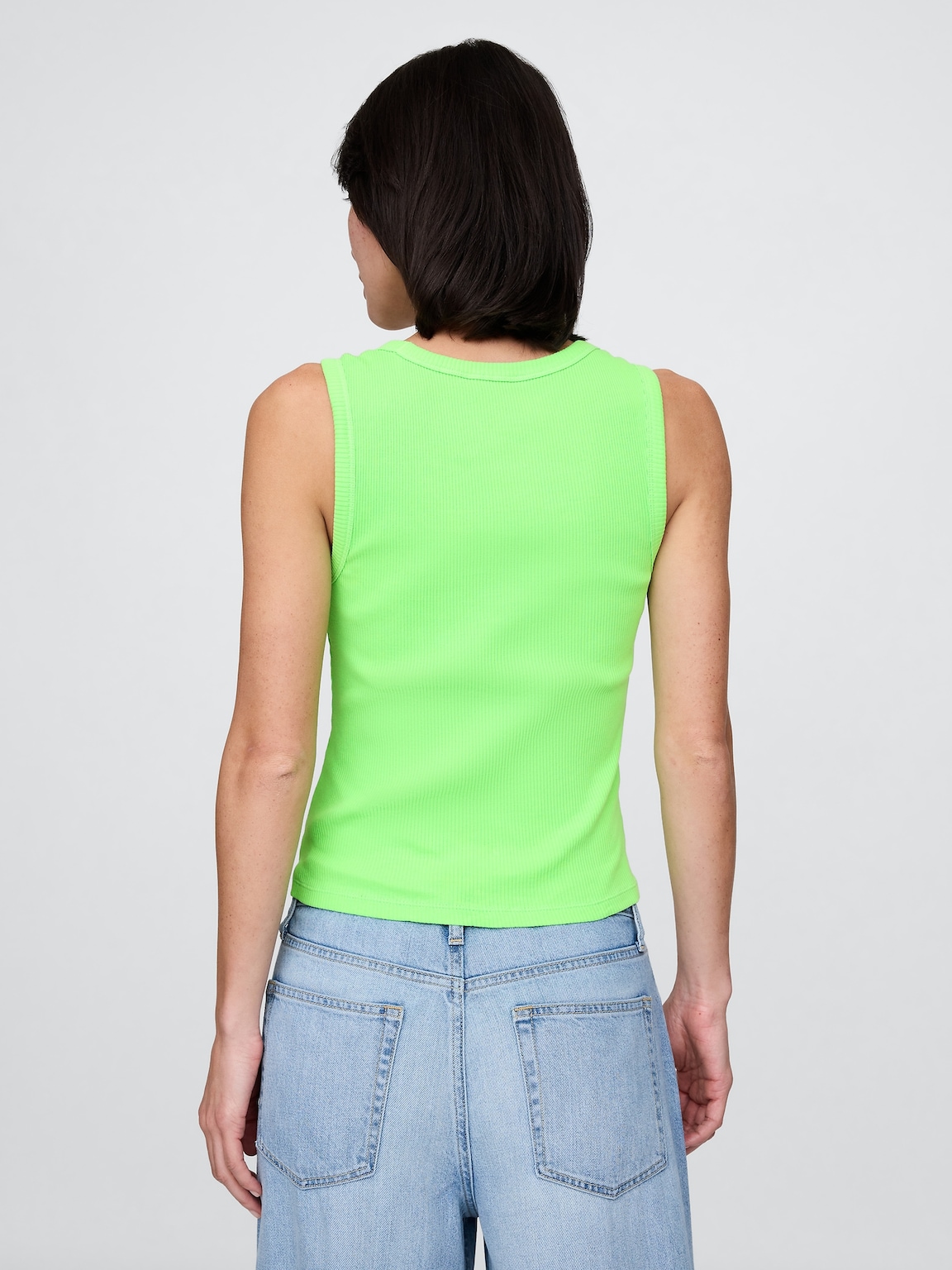 Rib Scoop Tank Top