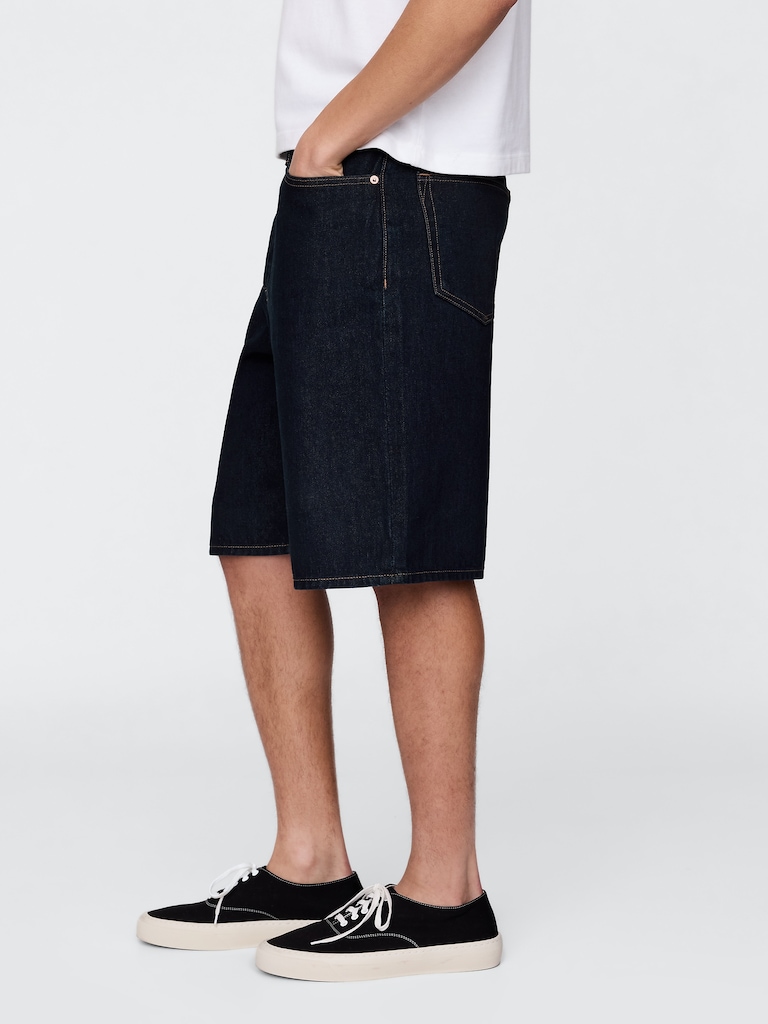 10.5" Baggy Denim Shorts