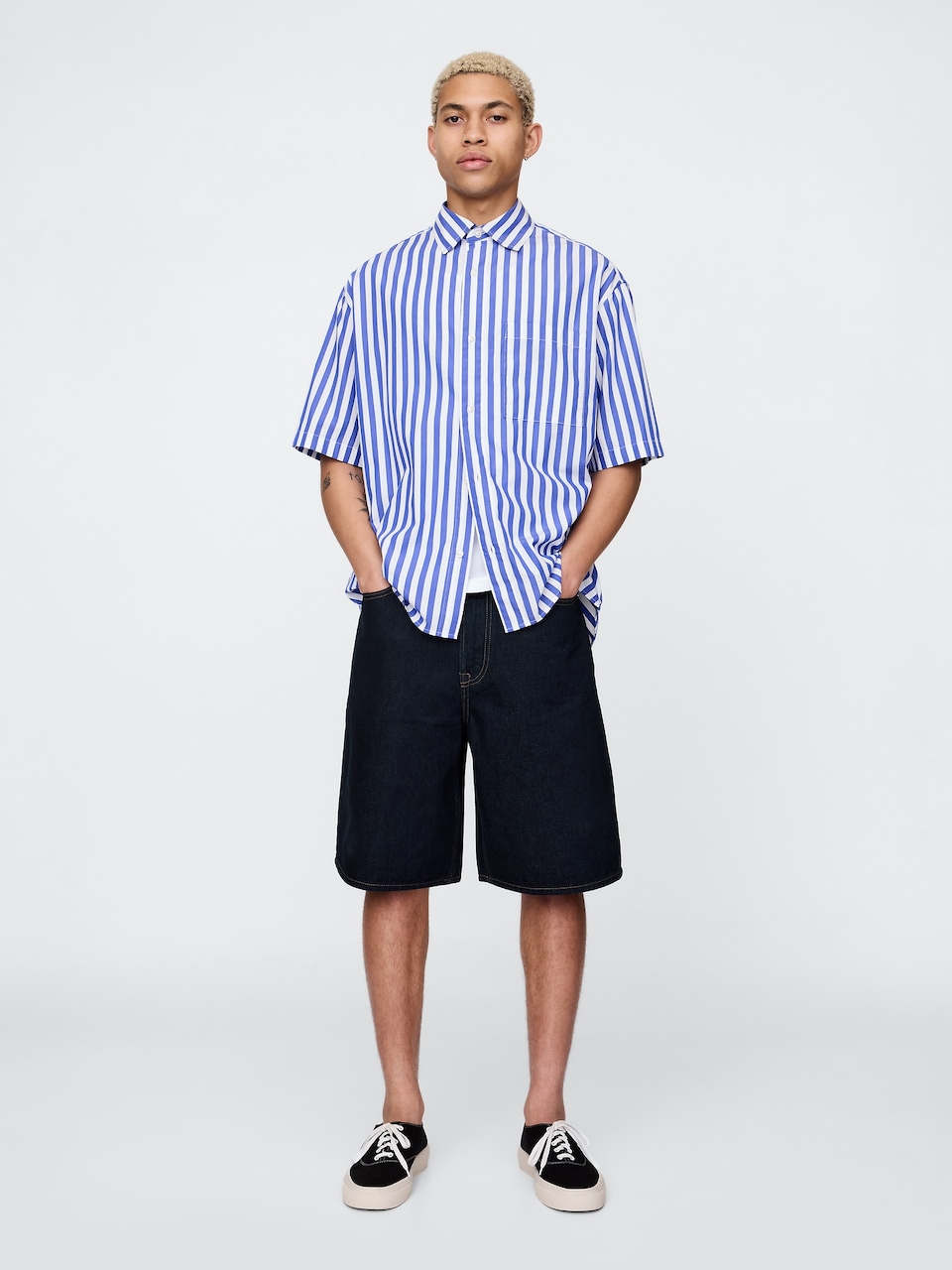 10.5" Baggy Denim Shorts