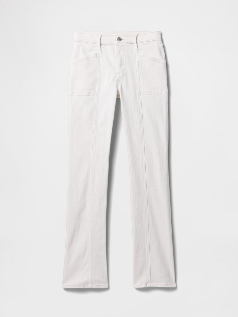 Mid Rise Seamed Universal Baby Boot Jeans