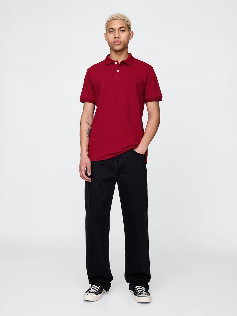 Pique Polo Shirt
