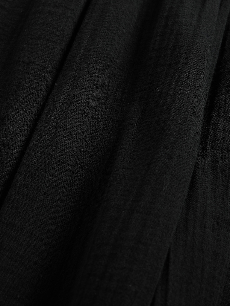 Cotton Gauze Easy Barrel Pants