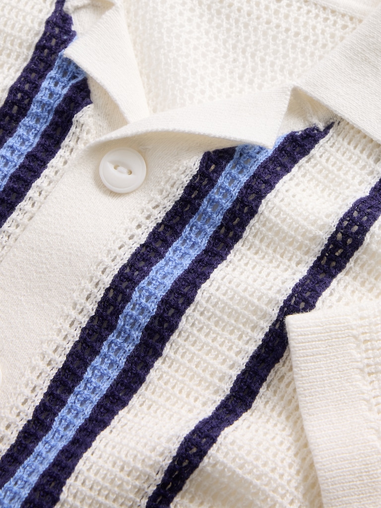 Baby & Toddler Border Stripe Sweater Shirt