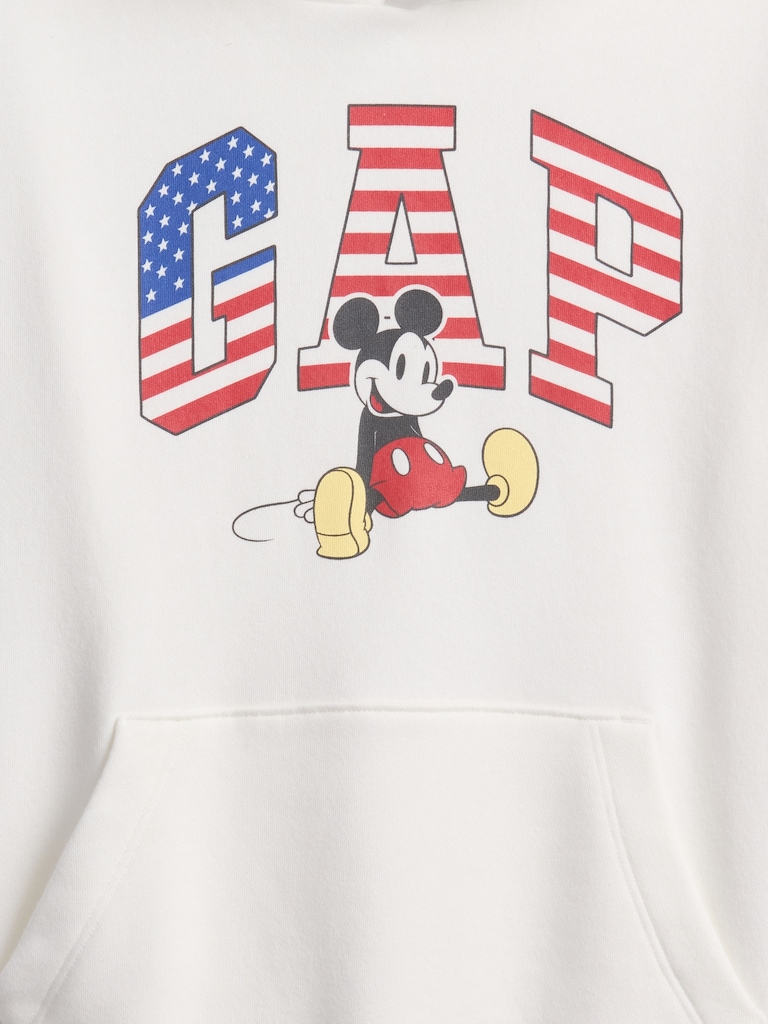 GapKids × Disney Mickey Mouse Relaxed Logo Hoodie