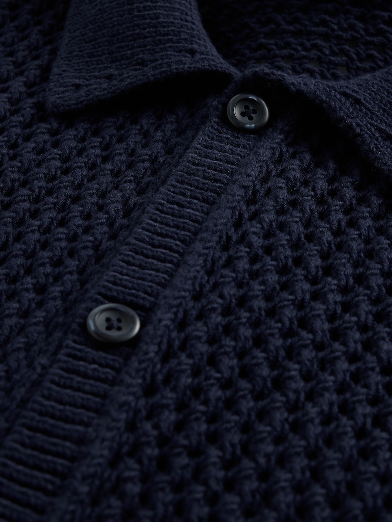 Mesh Sweater Shirt
