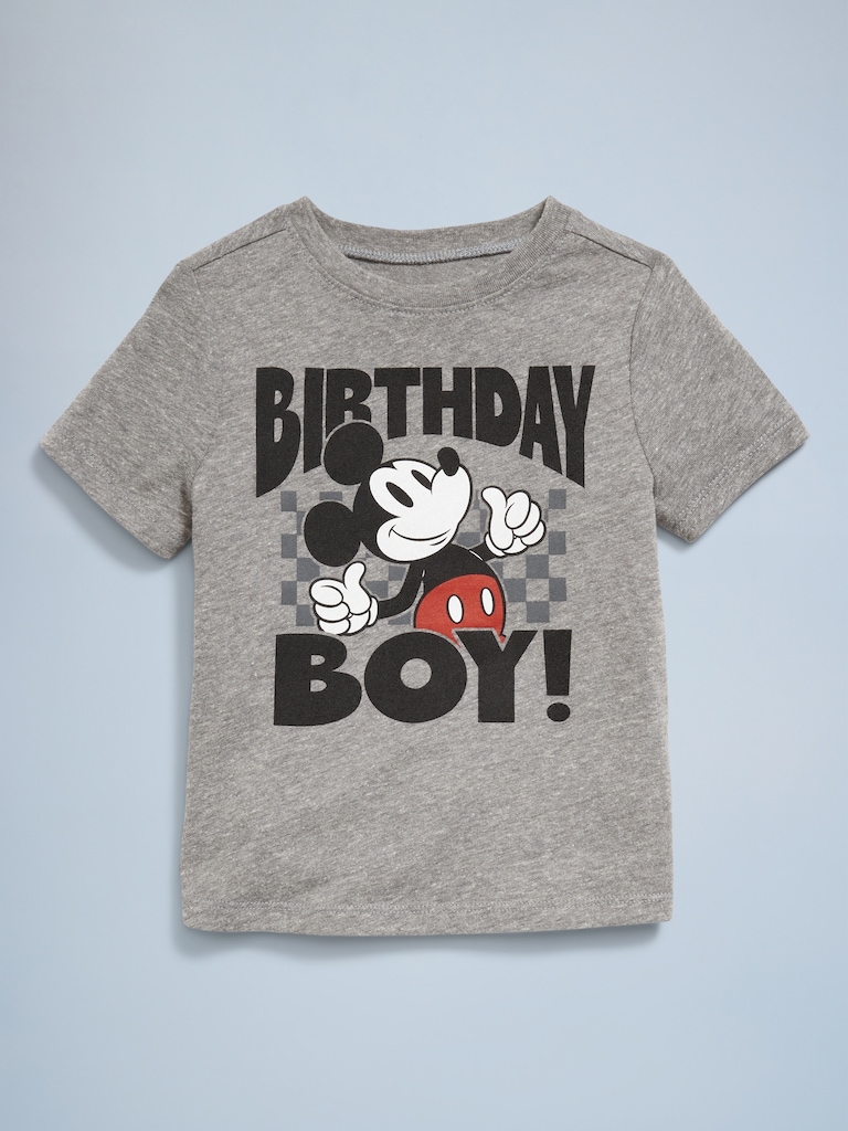 Disney© Birthday Mickey Mouse Graphic T-Shirt for Toddler Boys