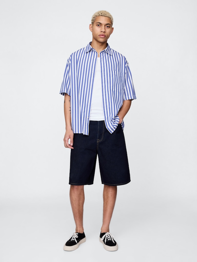 Organic Cotton Oversized Poplin Shirt