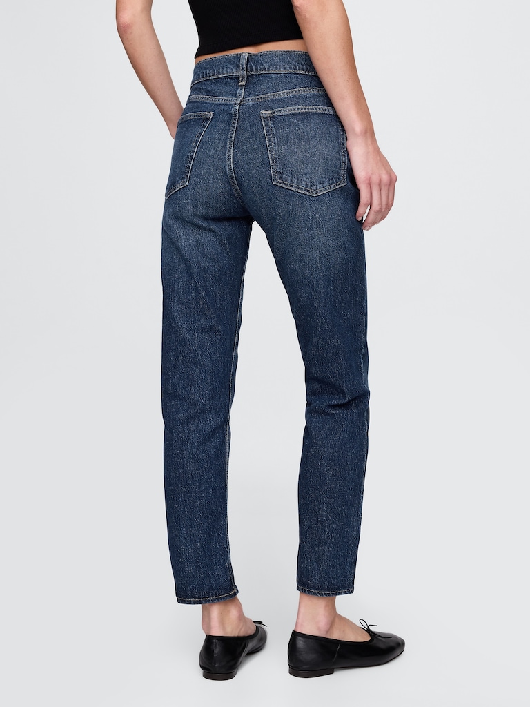 High Rise Cheeky Straight Jeans