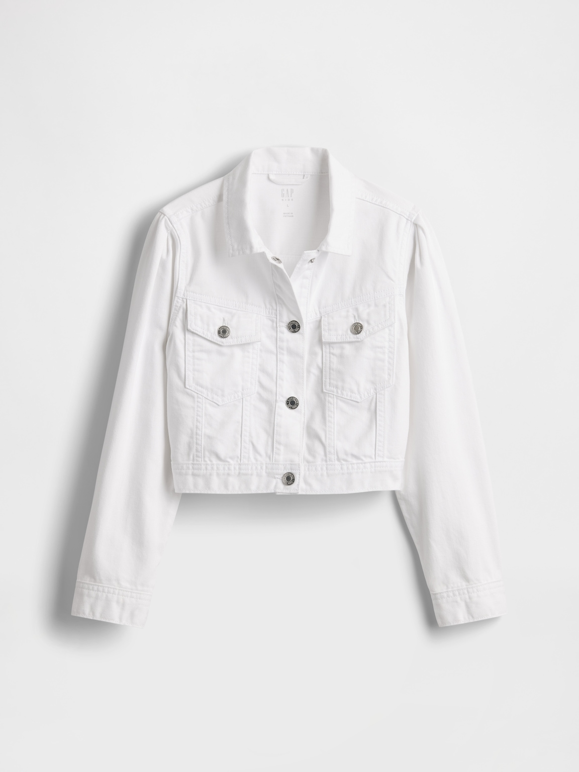 Kids Denim Crop Jacket