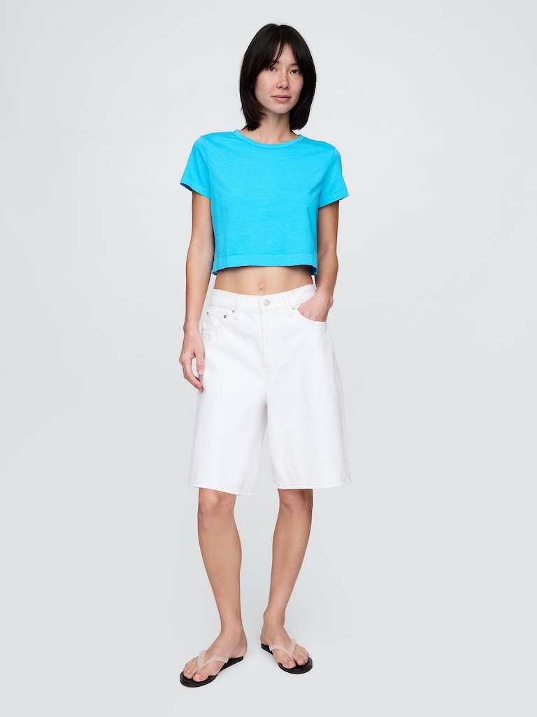 Organic Cotton VintageSoft Crop T-Shirt