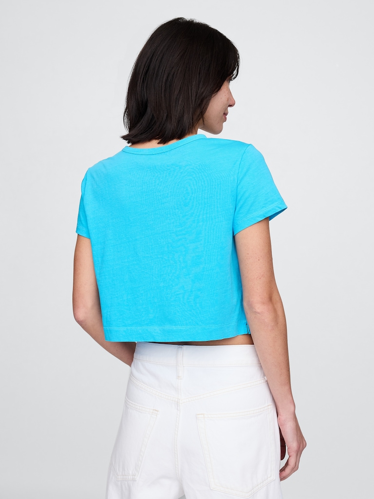 Organic Cotton VintageSoft Crop T-Shirt