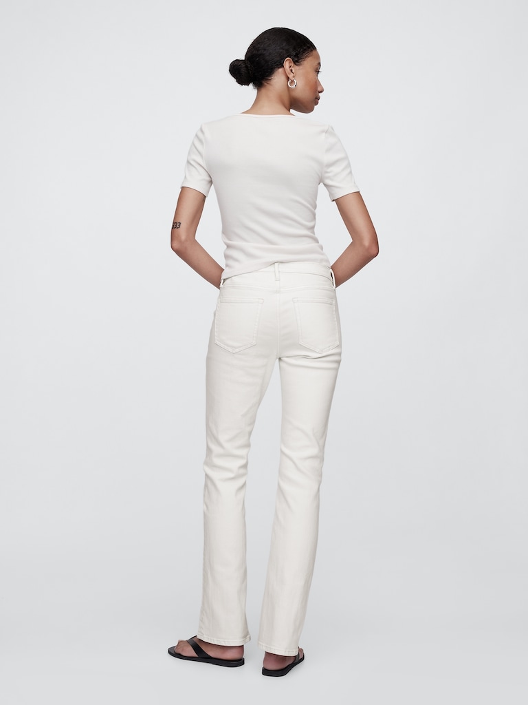 Mid Rise Seamed Universal Baby Boot Jeans