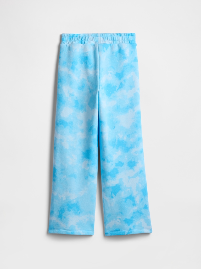 Kids Relaxed Gap Logo Wide-Leg Pants