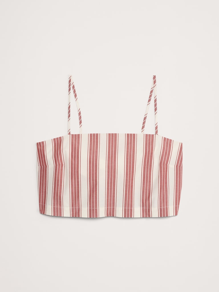 Cotton Poplin Cropped Cami