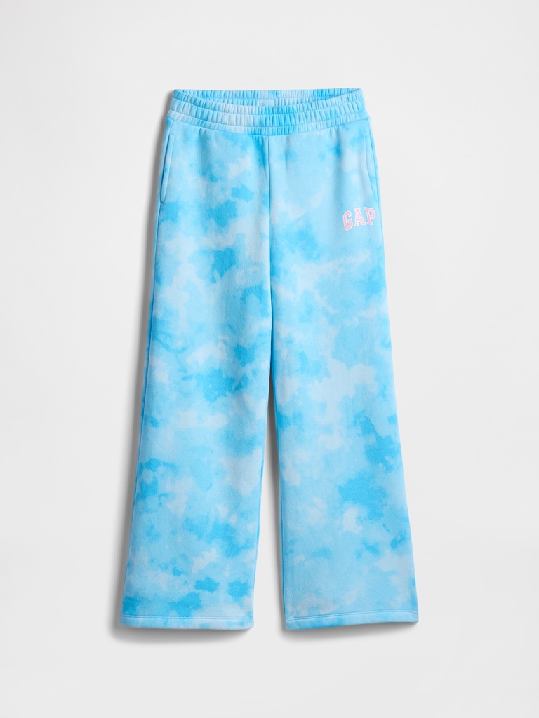 Kids Relaxed Gap Logo Wide-Leg Pants