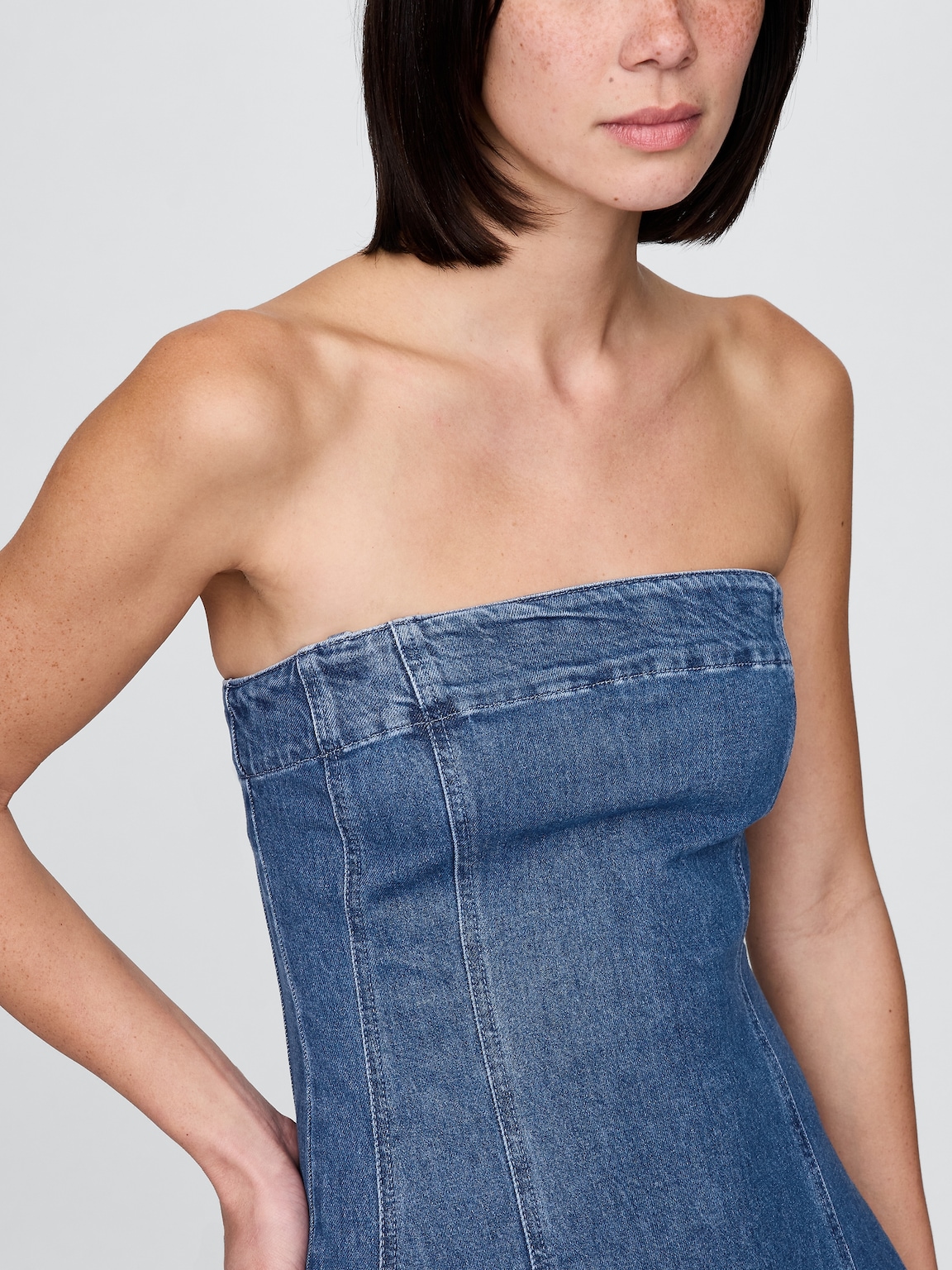 Denim Midi Dress