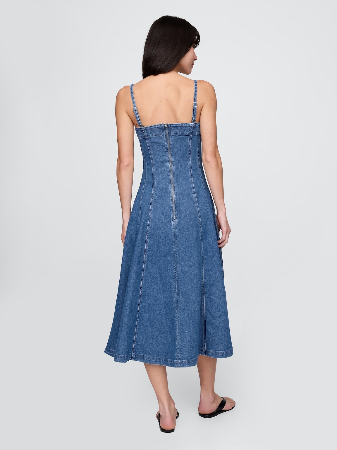 Denim Midi Dress