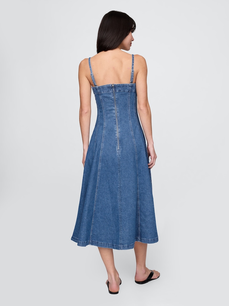 Denim Midi Dress