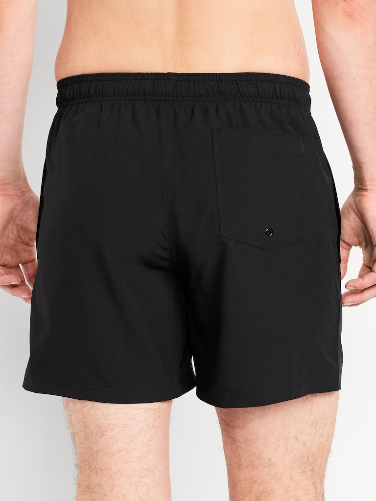 Solid Swim Trunks -- 5-inch inseam