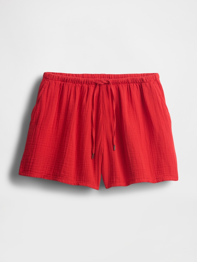 Cotton Gauze Easy Shorts