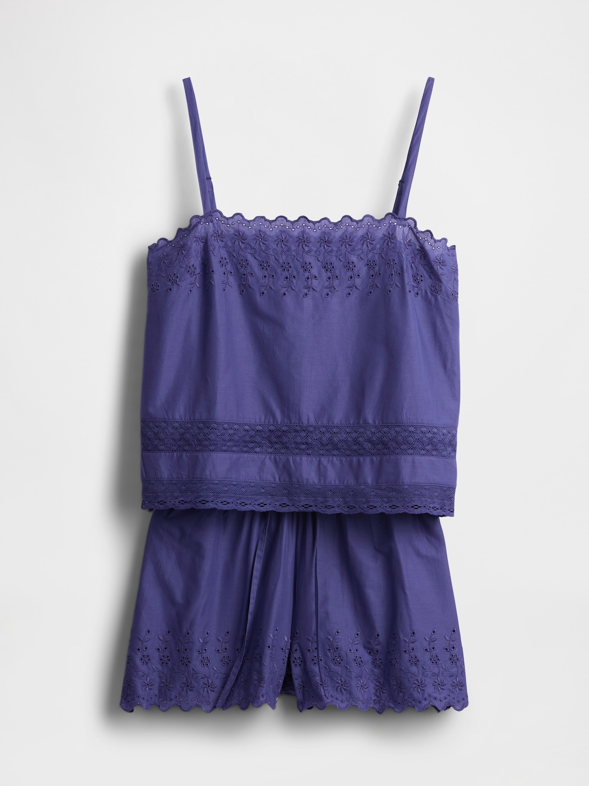 Lace-Trim PJ Cami Set