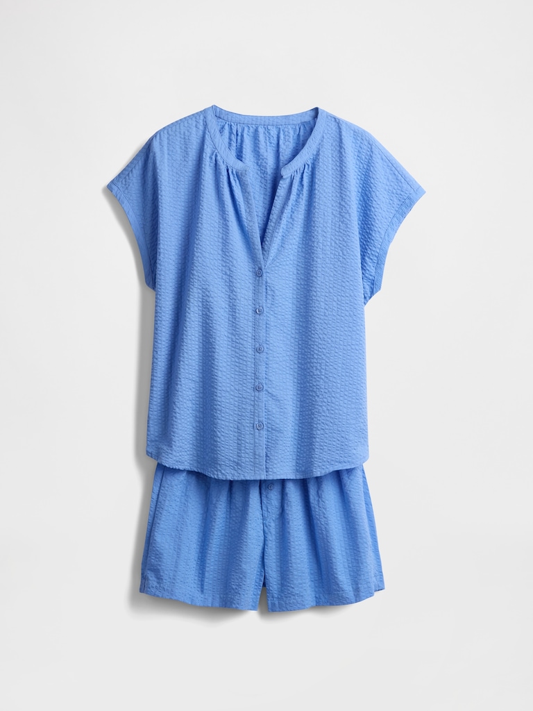 Seersucker Gauze PJ Set