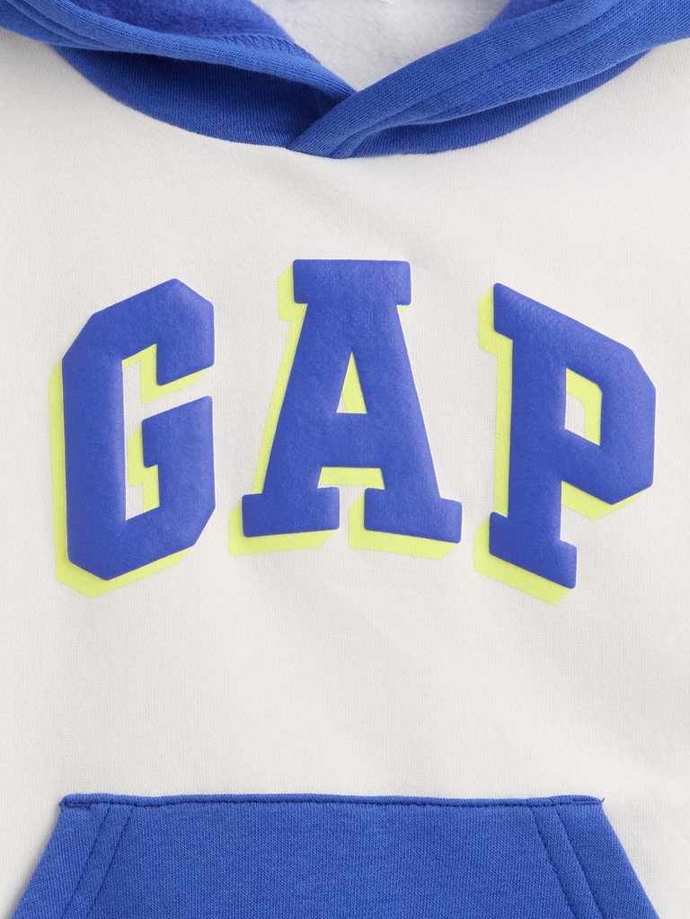 babyGap Relaxed Logo Colorblock Hoodie