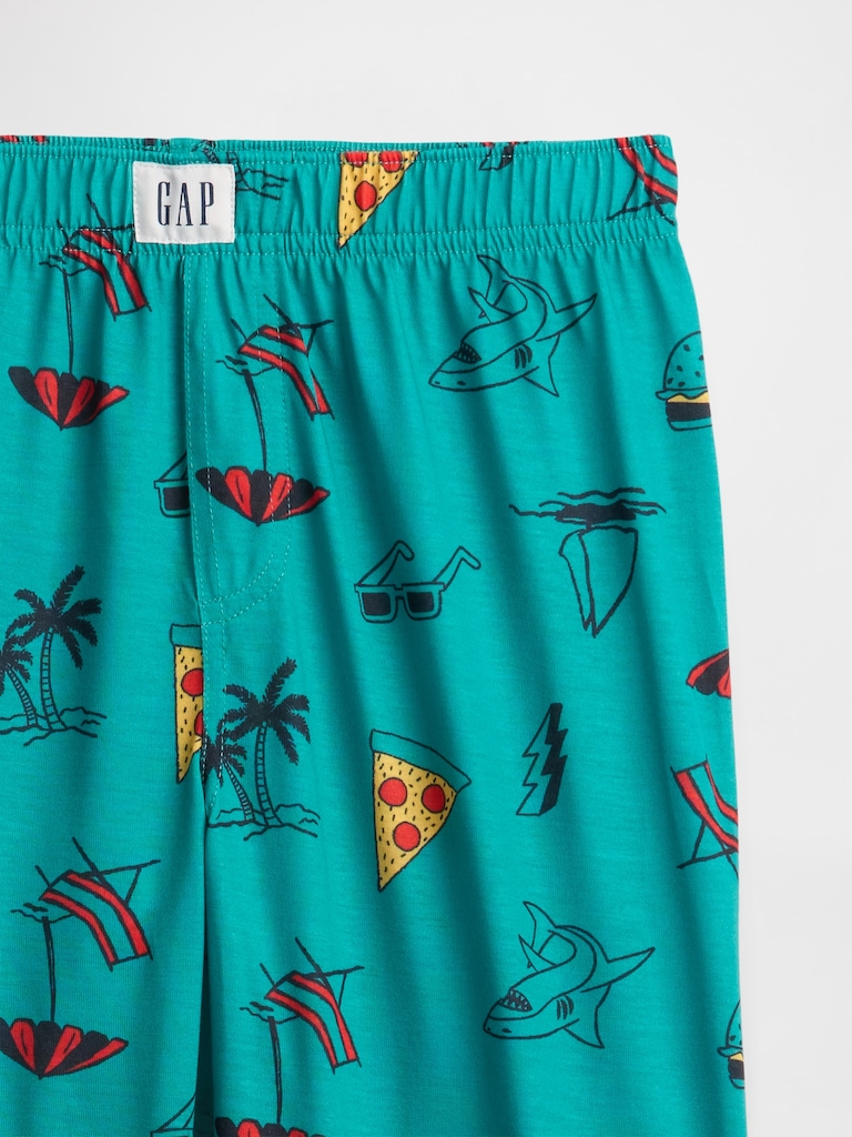 Kids 100% Recycled Beach Day PJ Pants