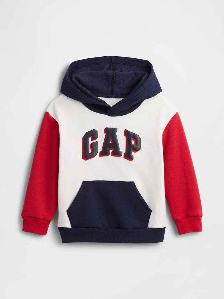 babyGap Relaxed Logo Colorblock Hoodie