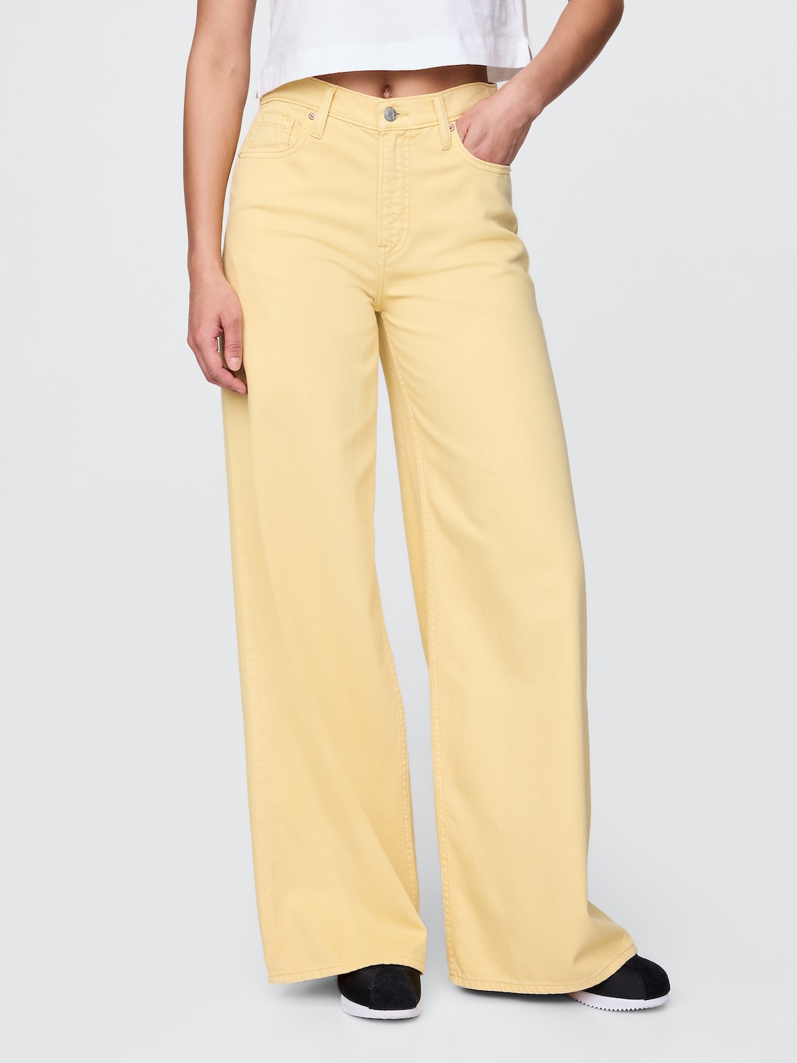 Mid Rise UltraSoft Baggy Jeans