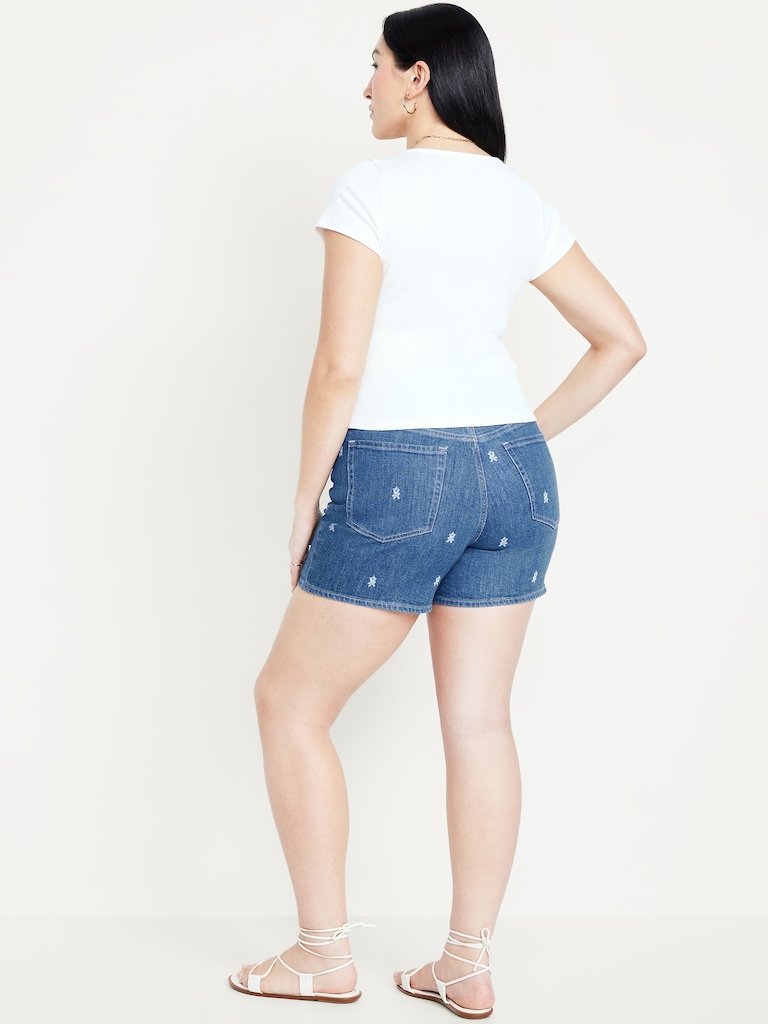 High-Waisted OG Jean Shorts -- 5-inch inseam