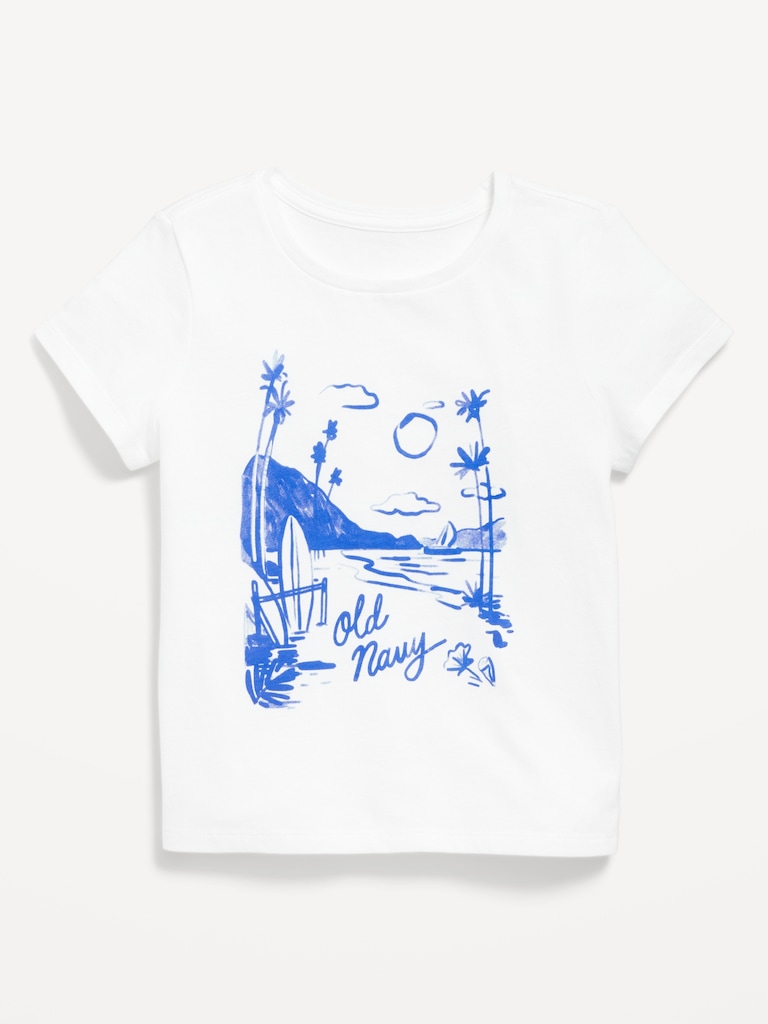 Short-Sleeve Logo-Graphic T-Shirt for Girls