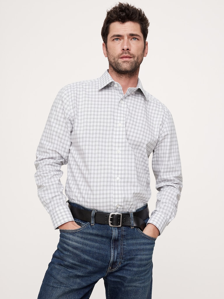 Standard-Fit Wrinkle-Resistant Dress Shirt