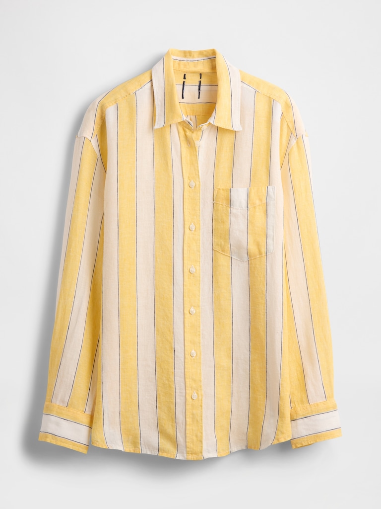 100% Linen Oversized Shirt