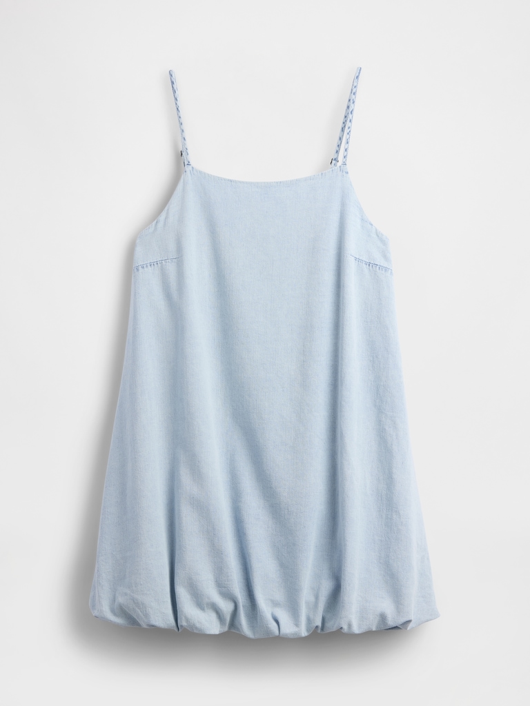 Denim Bubble Mini Dress