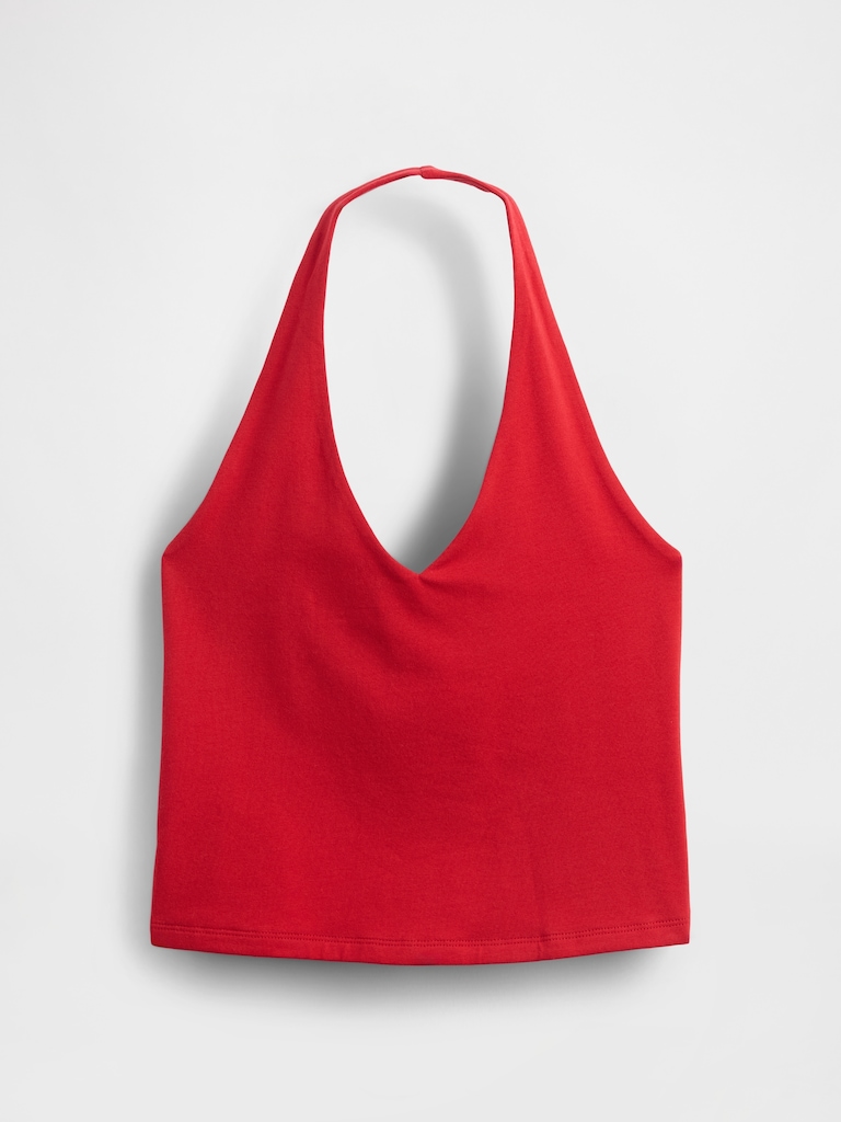 CloseKnit Halter Crop Top