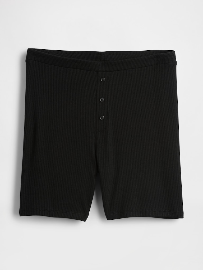 Mini Rib PJ Shorts
