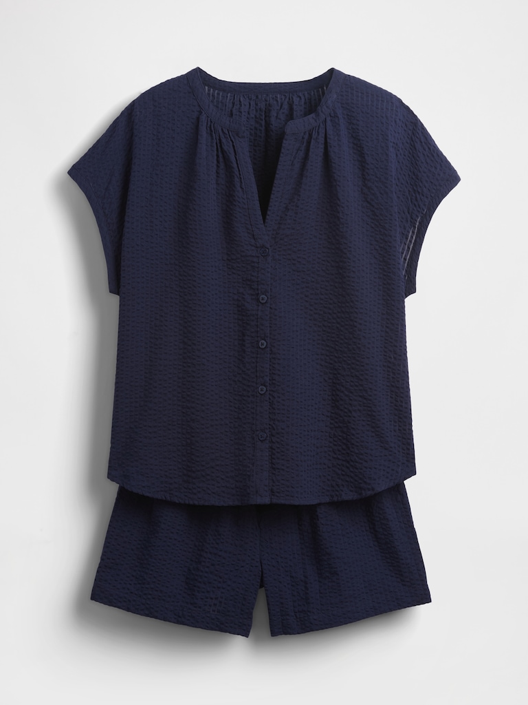 Seersucker Gauze PJ Set