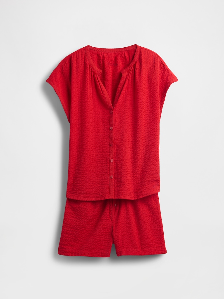 Seersucker Gauze PJ Set