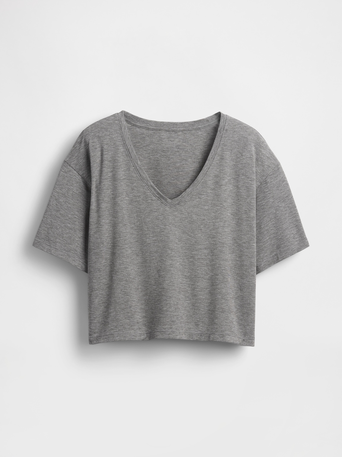 GapFit Breathe V-Neck Crop T-Shirt