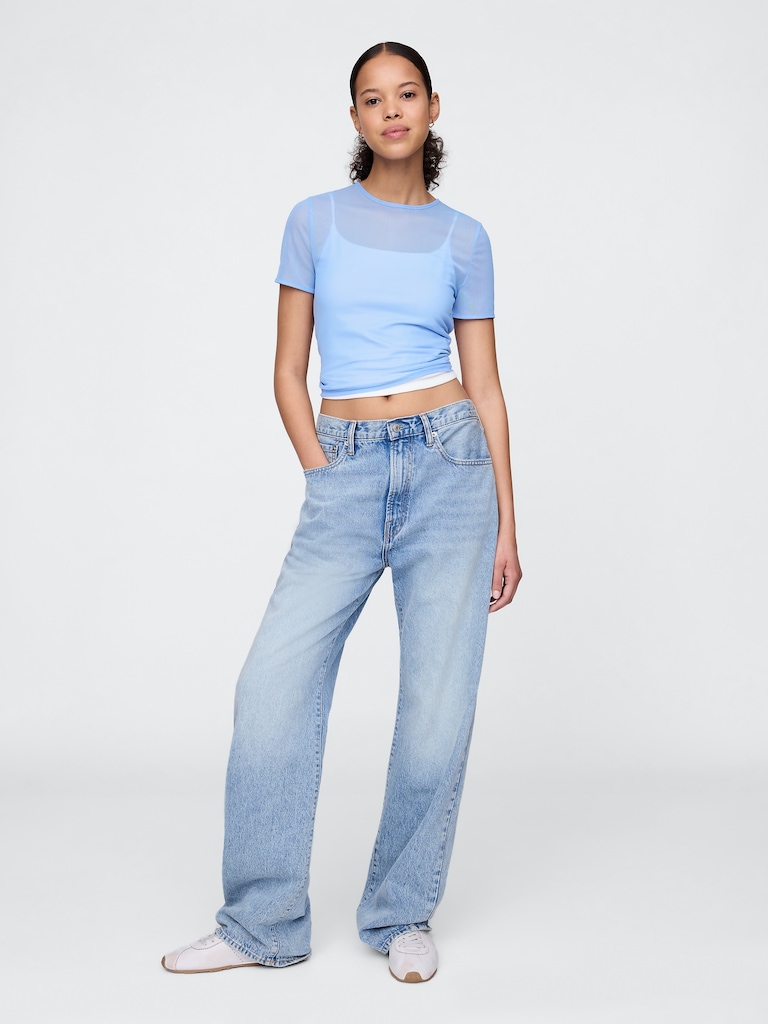 Mesh Crop T-Shirt