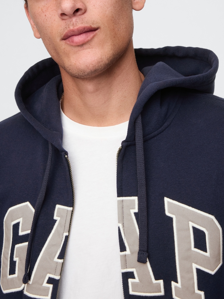 Adult VintageSoft Arch Logo Full-Zip Hoodie