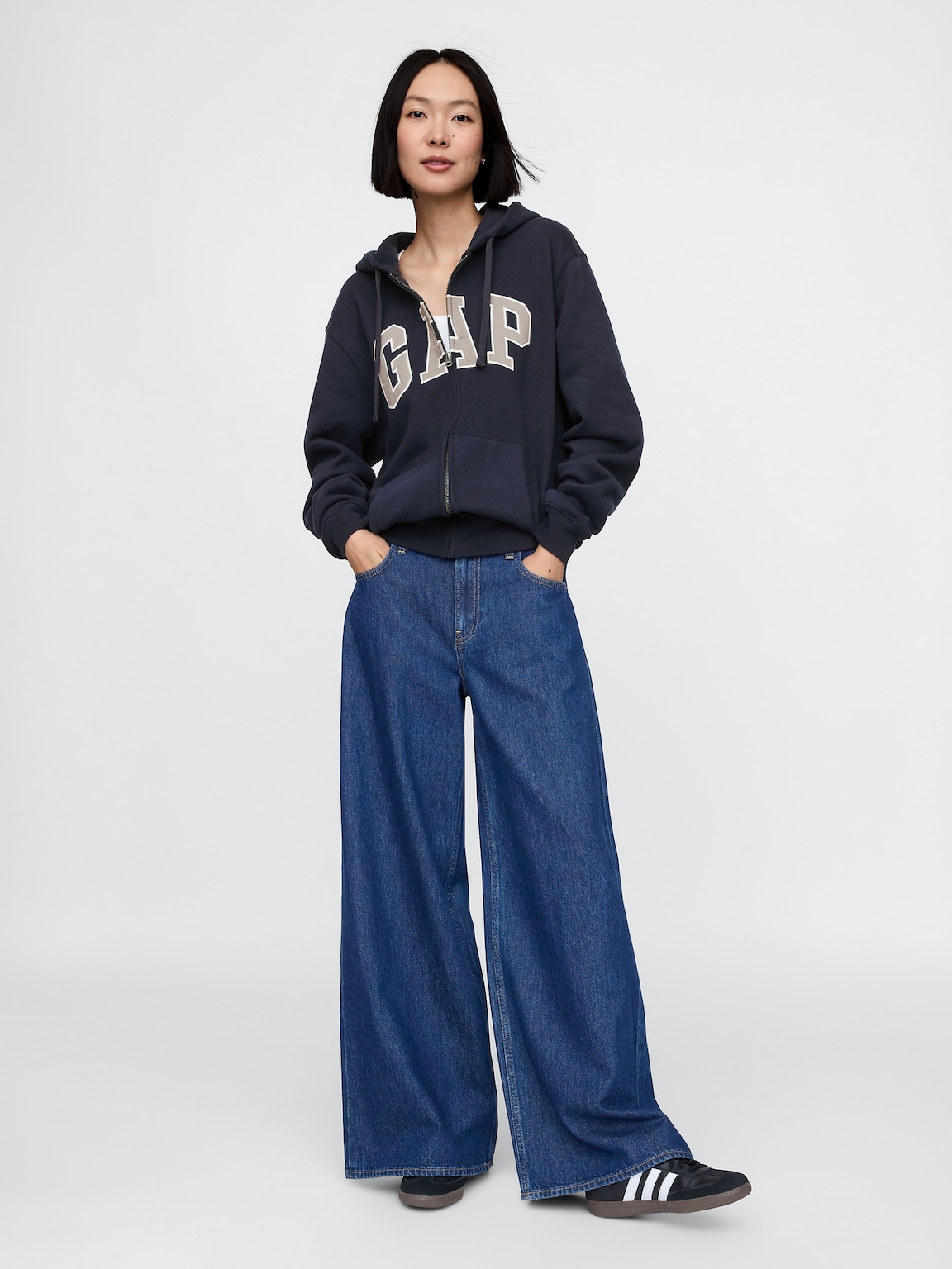 Adult VintageSoft Arch Logo Full-Zip Hoodie