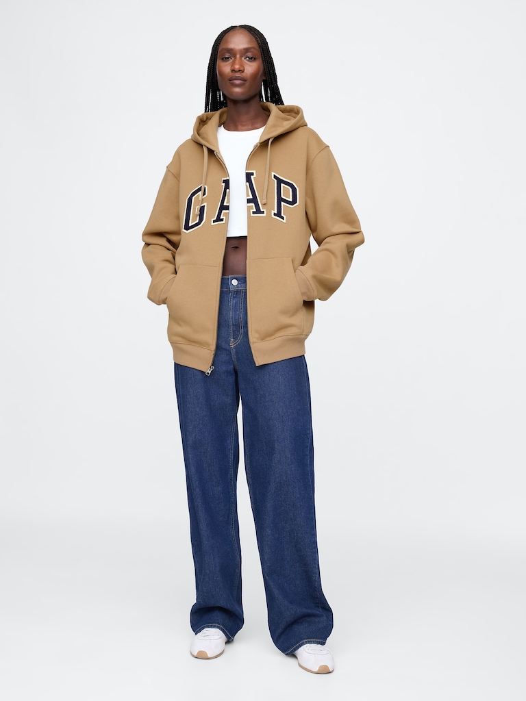 Adult VintageSoft Arch Logo Full-Zip Hoodie