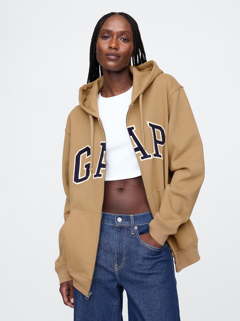 Adult VintageSoft Arch Logo Full-Zip Hoodie