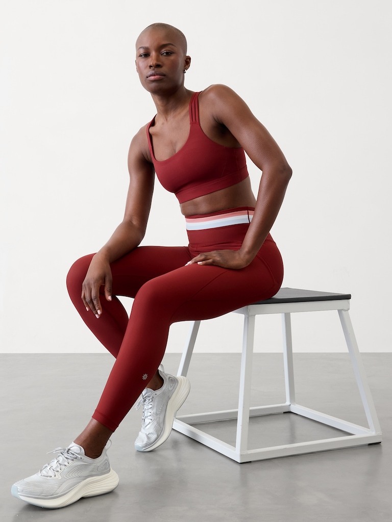 Interval Stash High Rise Stripe 7/8 Legging