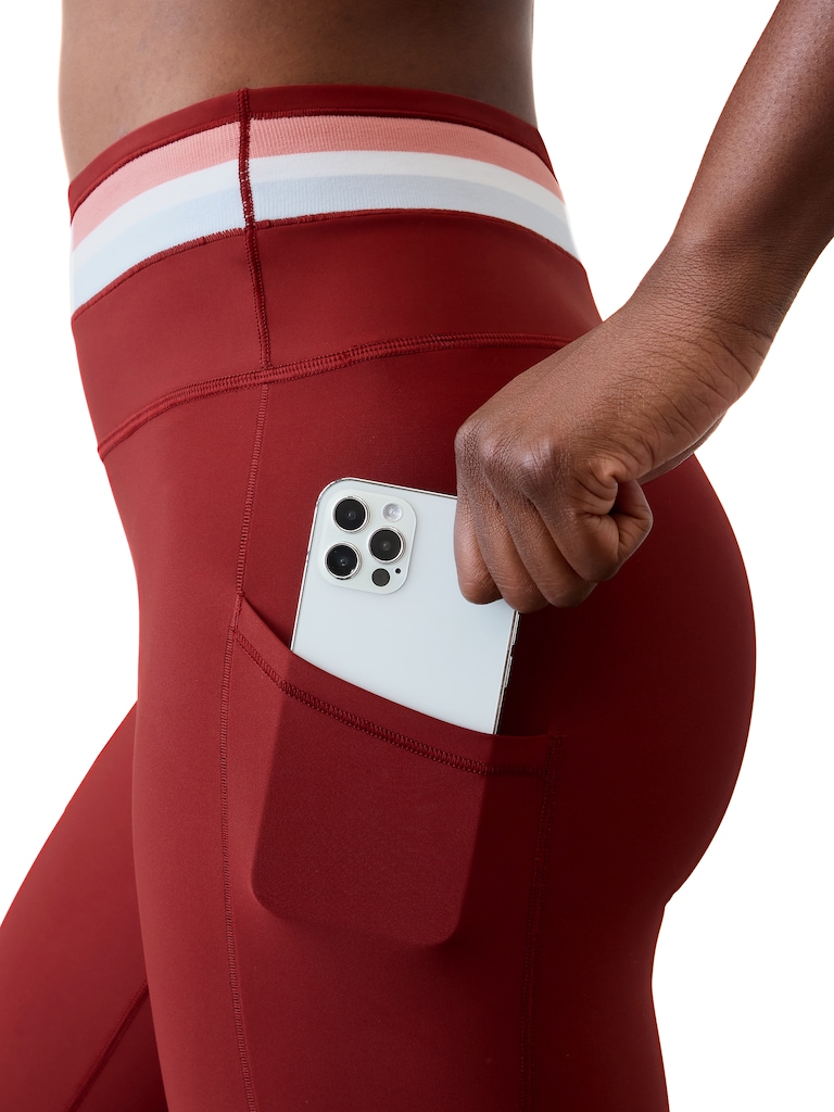 Interval Stash High Rise Stripe 7/8 Legging